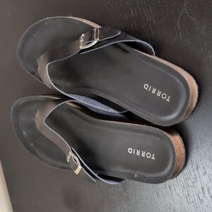 Torrid Sandals Faux leather Size 11.5 women's Extra wide